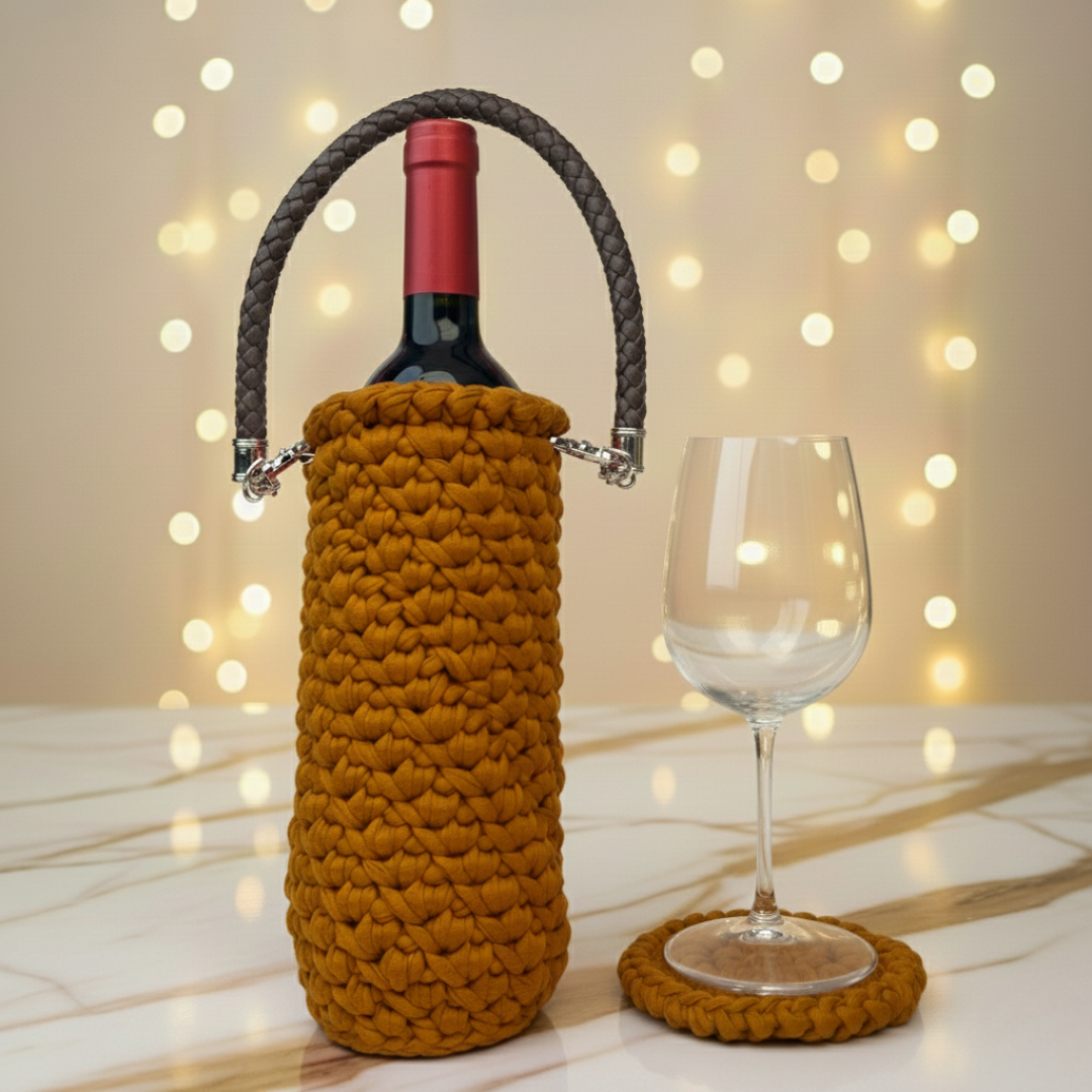 Portavinos con Portacopa y Correa