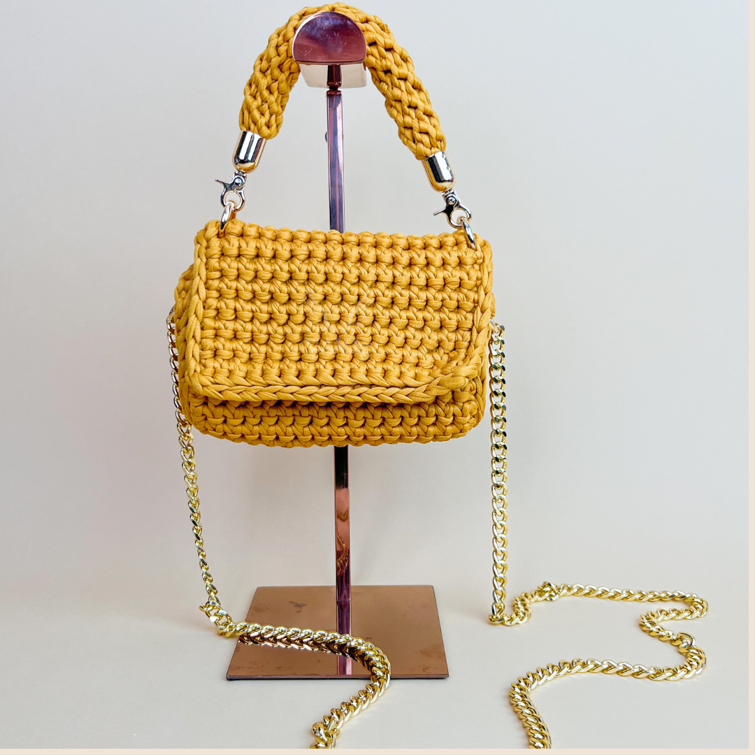 Bolso Petite Mostaza Oro