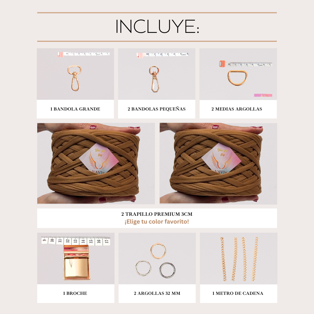 Set Bolso Bubble – Oro