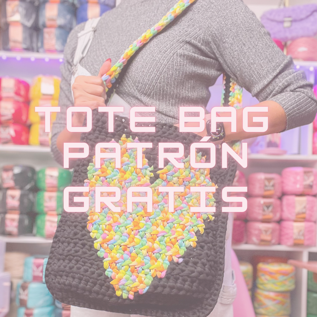 Tote Bag a Crochet ideal para principiantes - PRIDE (Patrón escrito)