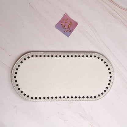 Base de Piel para bolso tejido