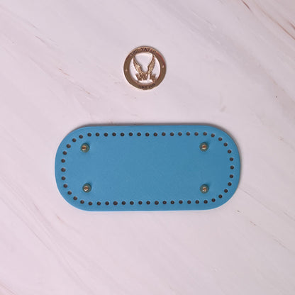 Bases de Piel 22cm con Remaches para bolsos tejidos