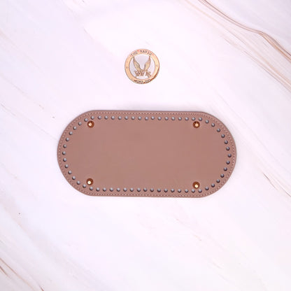 Bases de Piel 25cm con Remaches para bolsos tejidos