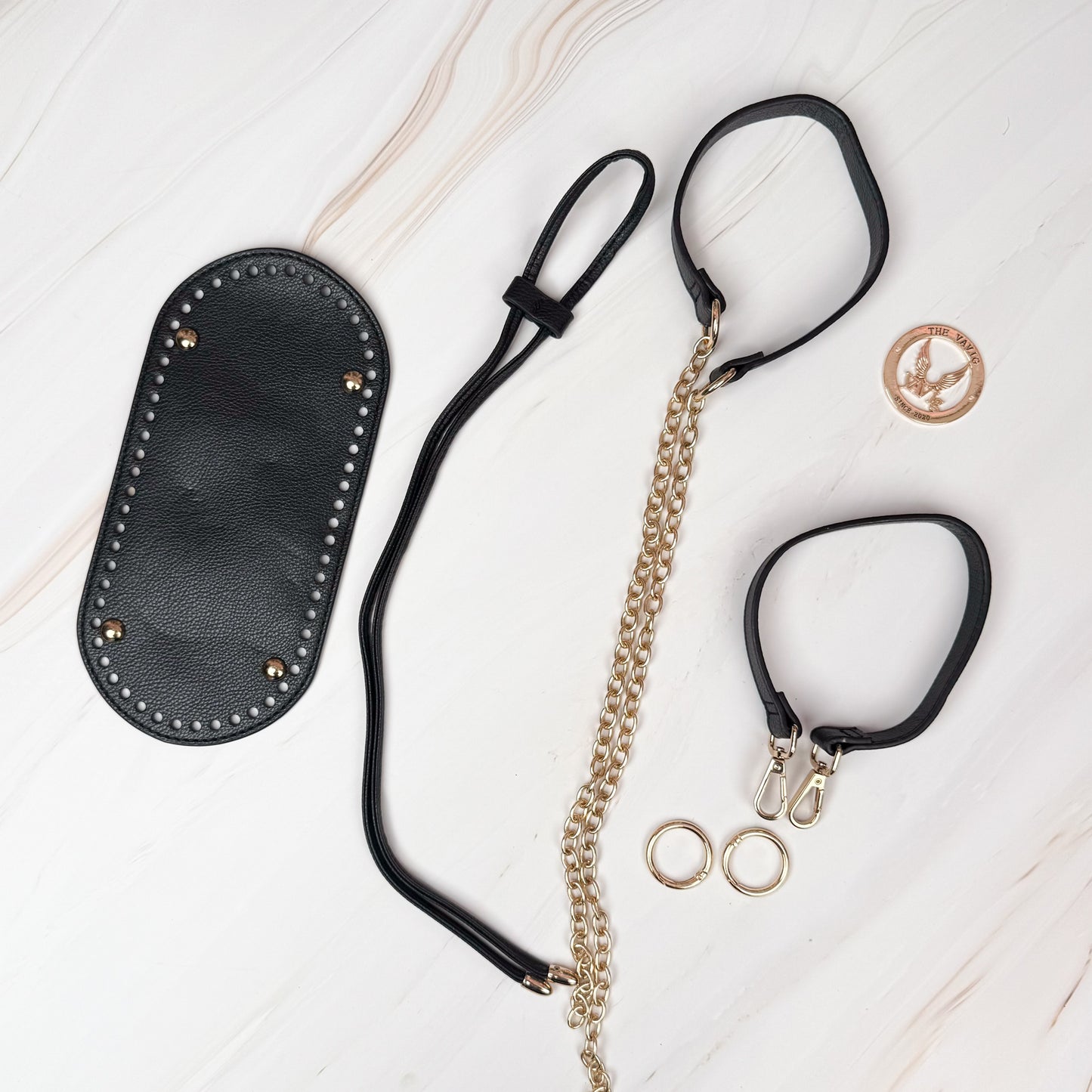 Set de Piel para Bolso a Crochet - Básico